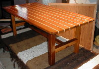 Teak and Holly Table